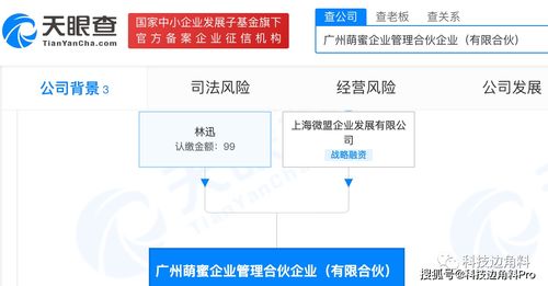 微盟發起成立廣州萌蜜企業管理合伙企業，深化企業管理咨詢服務新布局